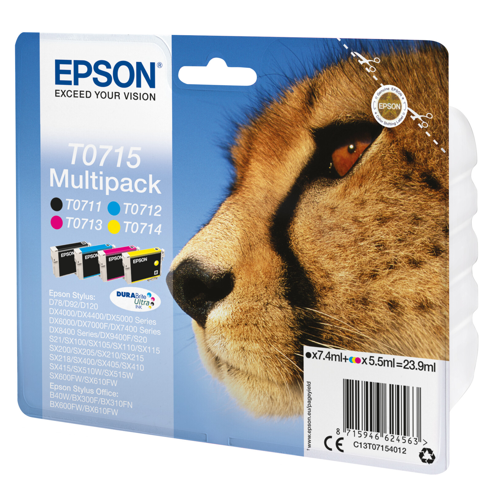 Epson T0715 Tinte Multipack