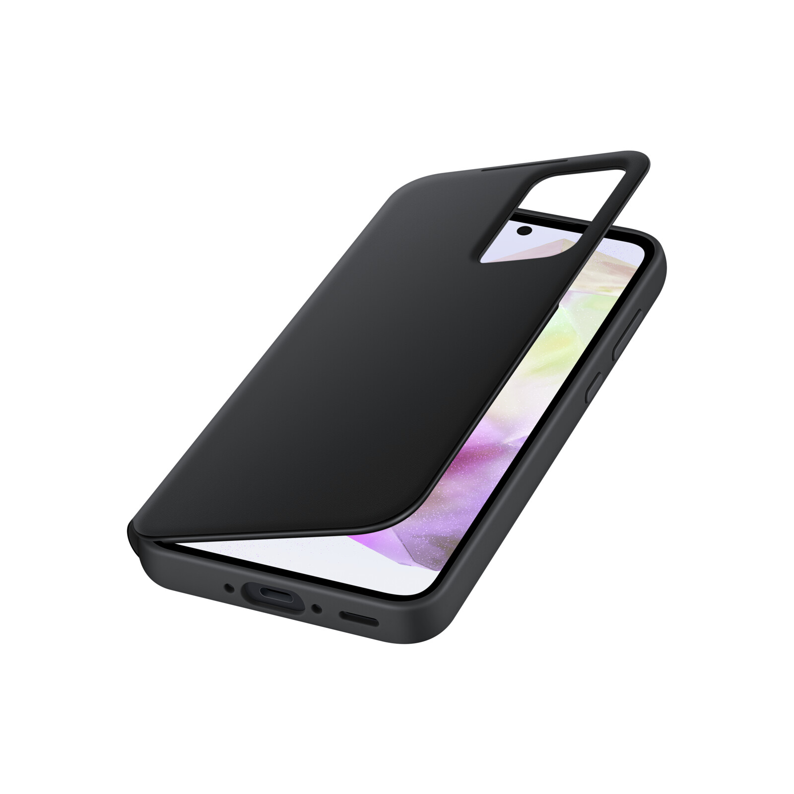 Samsung Galaxy A35 Smart View Wallet Case Black