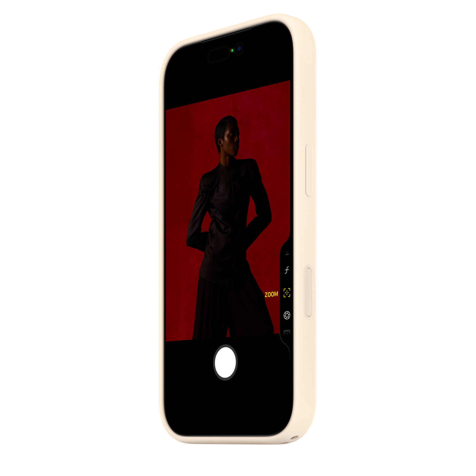 Apple Back Silikon Case mit MagSafe iPhone 17 Pro vanille