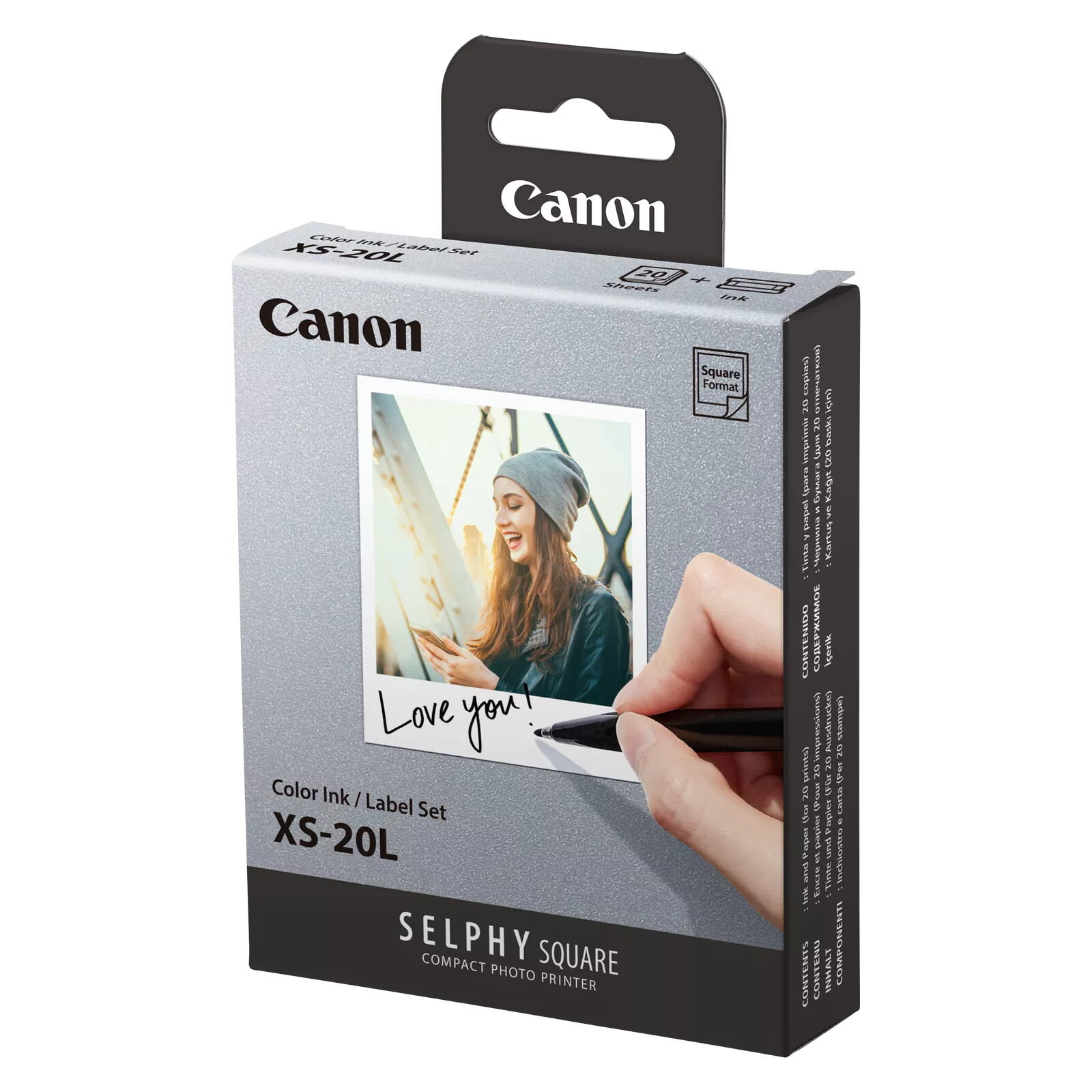 Canon XS20L Farbtinte-und Papier Set
