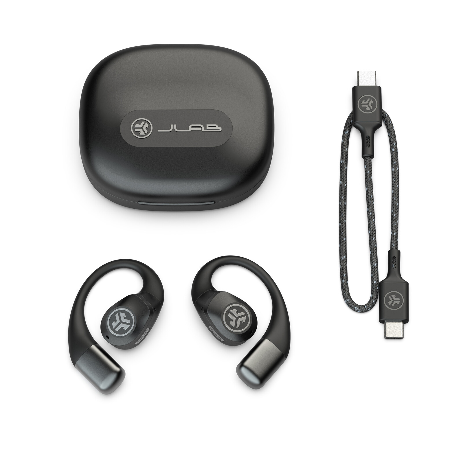 JLAB Open Sport TWS Headphones Black