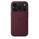 Apple iPhone 18 Pro Silikon Case mit MagSafe Burgundy