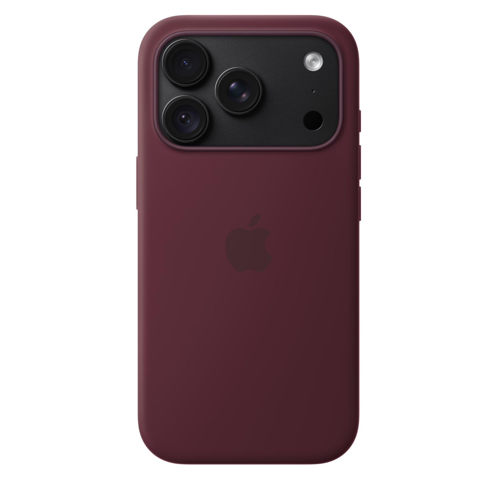Apple iPhone 18 Pro Silikon Case mit MagSafe Burgundy