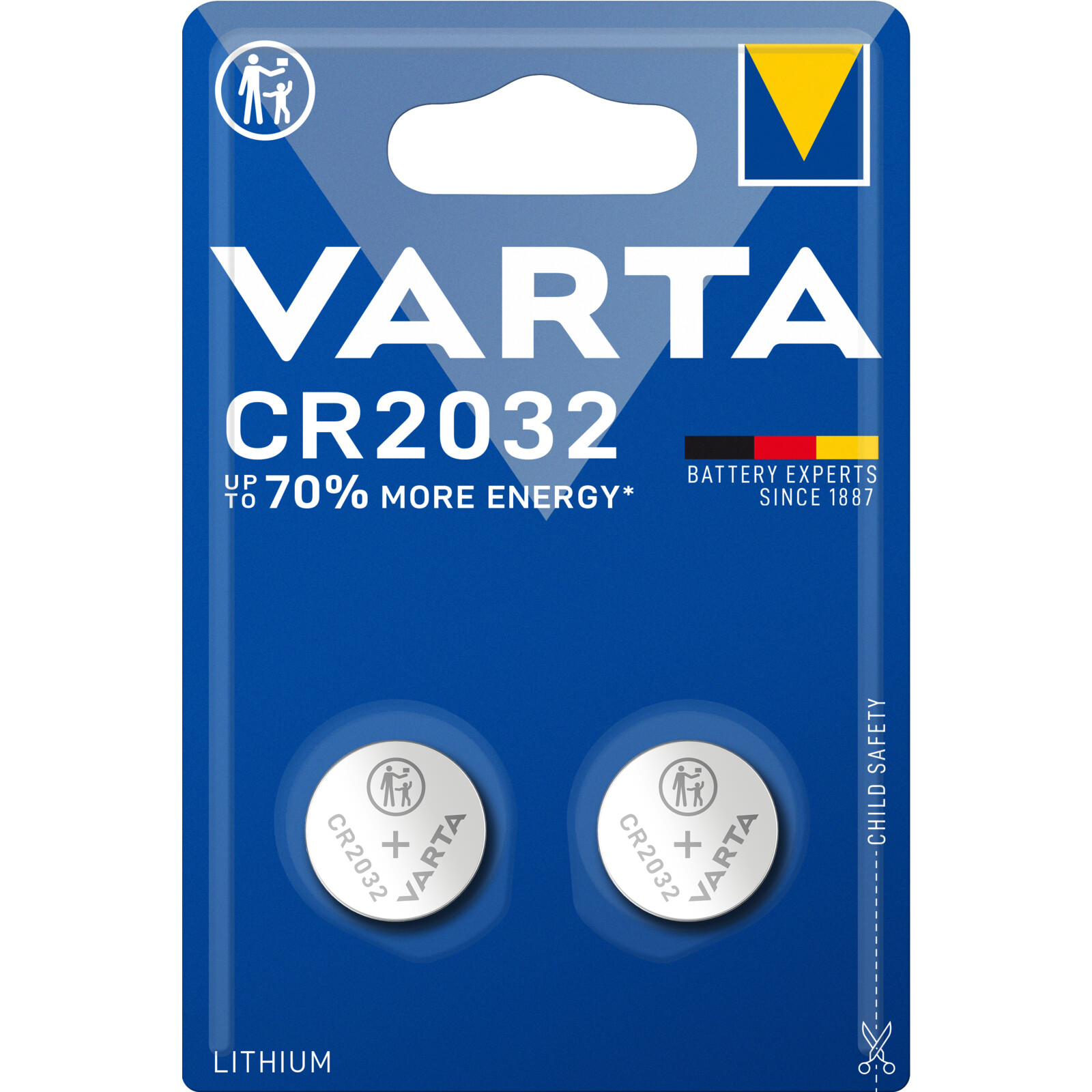 Varta CR2032 Lithium Coin 3V 2er