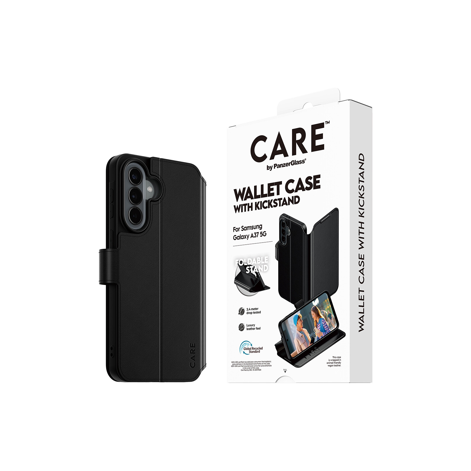 Care Wallet Case mit Kickstand Samsung Galaxy A37 5G