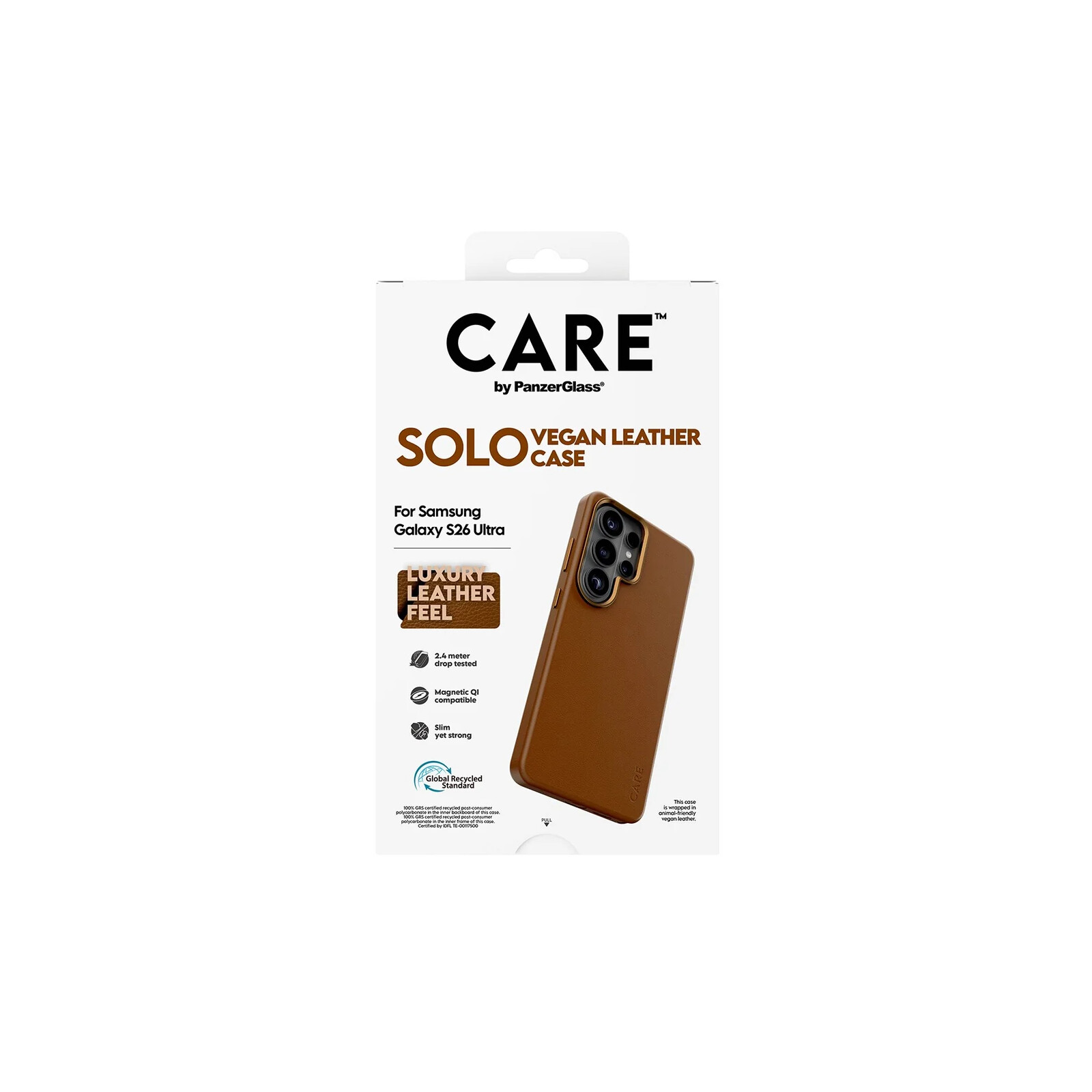 PanzerGlass Care SOLO Case Samsung Galaxy S26 Ultra Brown