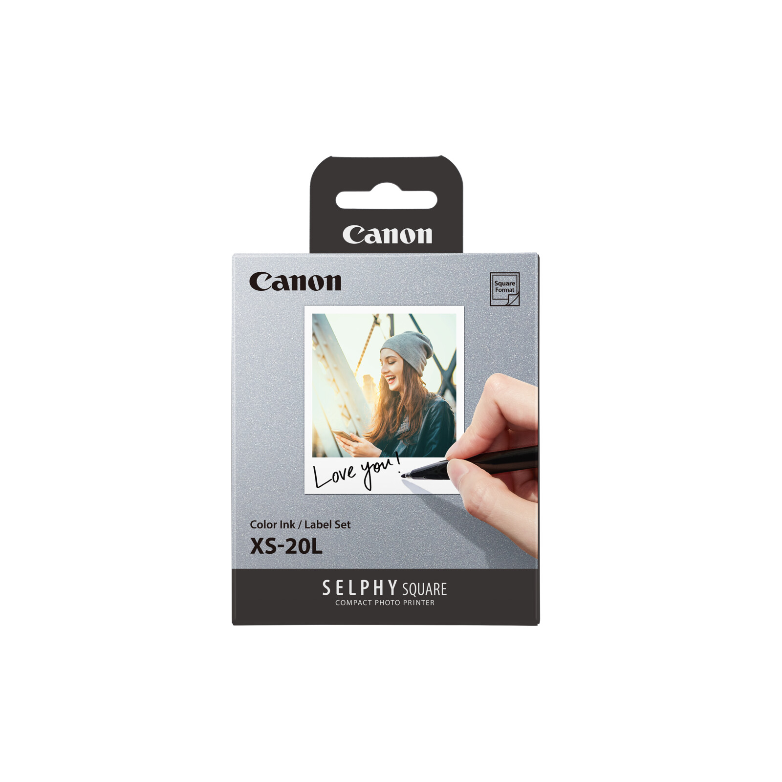 Canon XS-20L Thermopapier mit Kleber&uuml;ckseite f&uuml;r QX-10