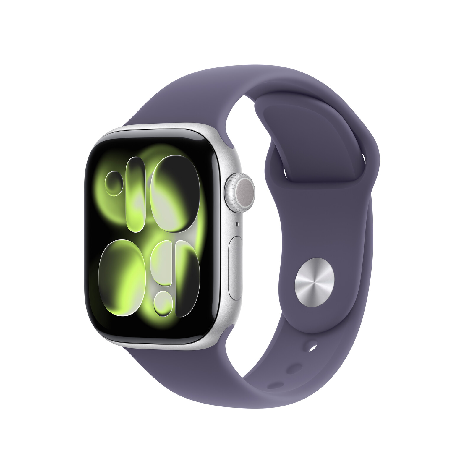 Apple Watch S11 GPS 42mm Silver Alu Case + Purple Fog Sport M/L
