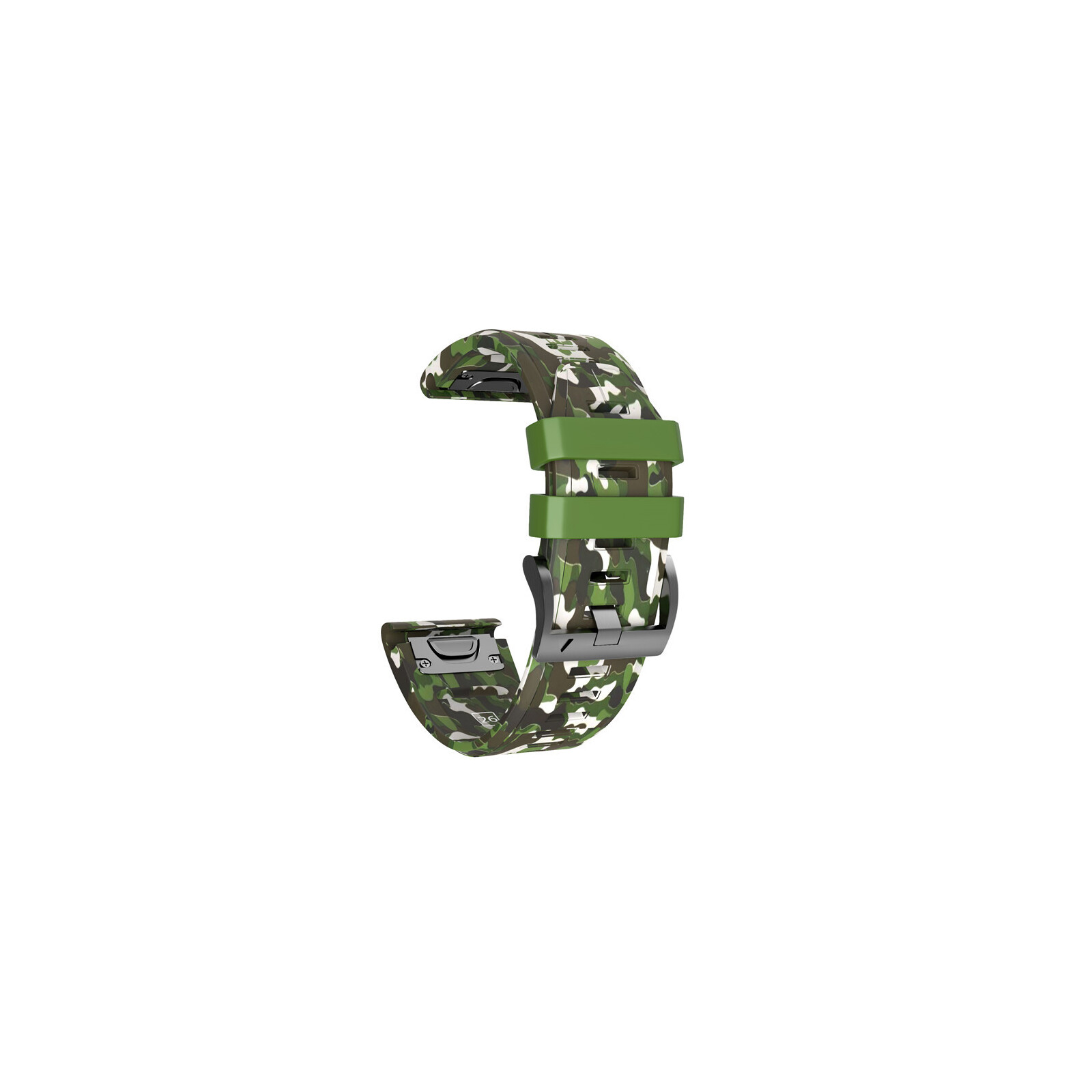 Mika Uhrenarmband Garmin Quick Silikon 26mm camouflage