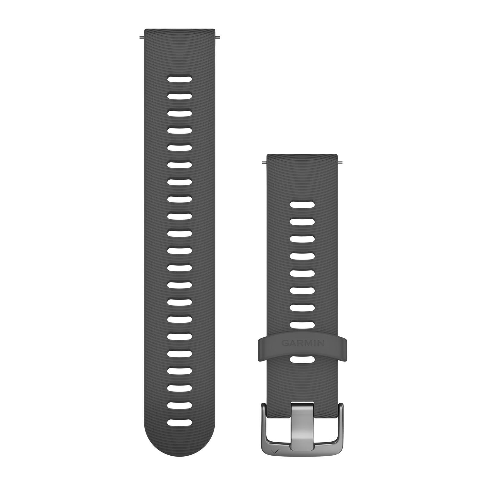 Garmin Uhrenarmband Forerunner 20mm Silikon Schiefergrau
