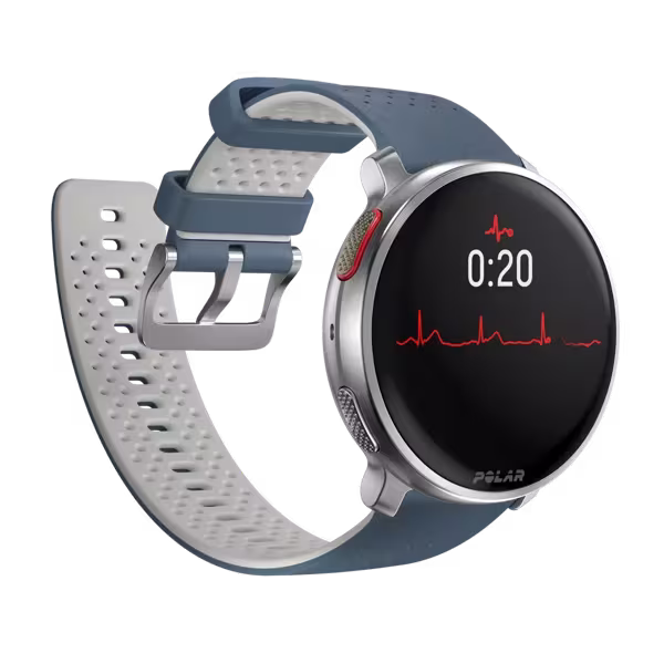 Polar Vantage V3 silver/blue S-L