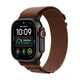 Apple Watch Ultra 4 LTE 49mm Black Titan Case + Burgundy Alpine Loop M
