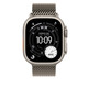 Apple Watch 49mm natural Titan Milanaise Loop L
