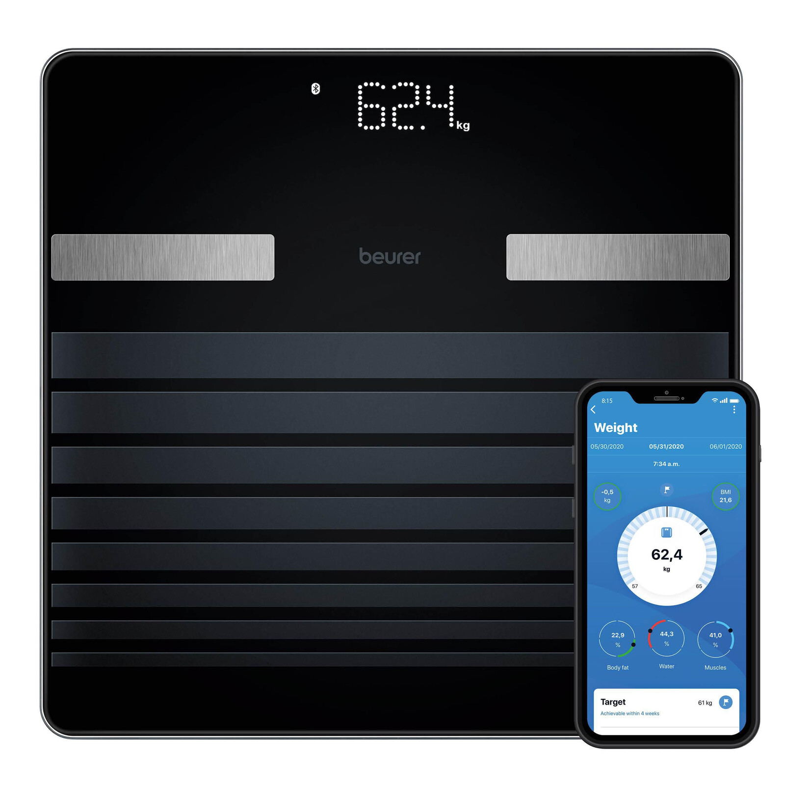 Beurer BF 451 Diagnosewaage Bluetooth