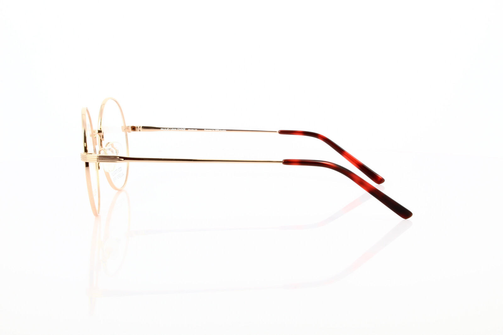 RVD 1162T-1H Damenbrille rund Metall Titan