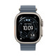 Apple Watch Ultra 3 LTE 49mm Natural Titan Case + Blue Ocean Band
