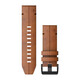 Garmin Quickfit 26 Uhrenarmband Leder nussbraun