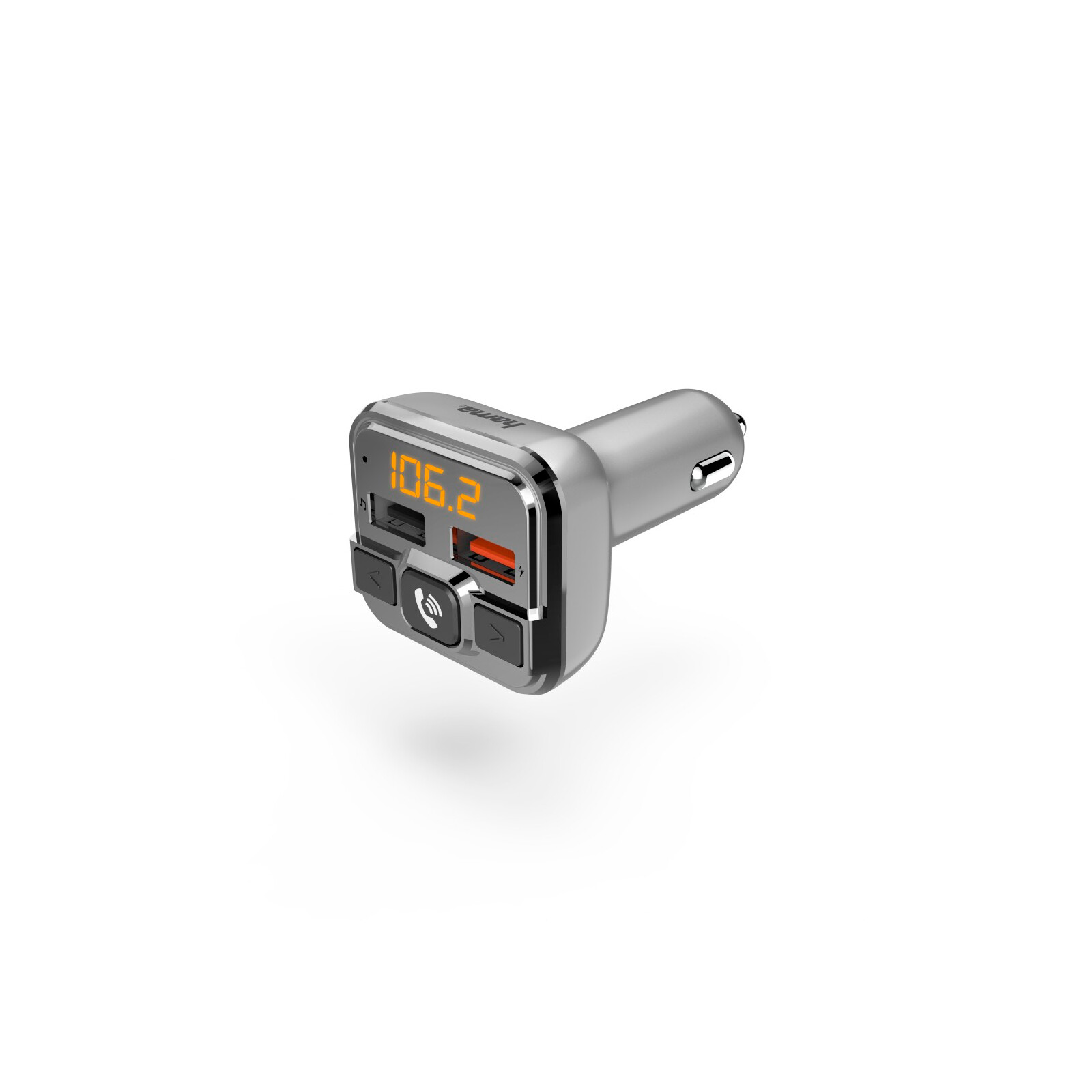 Hama 14165 FM Transmitter Bluetooth- und Freisprechfunktion