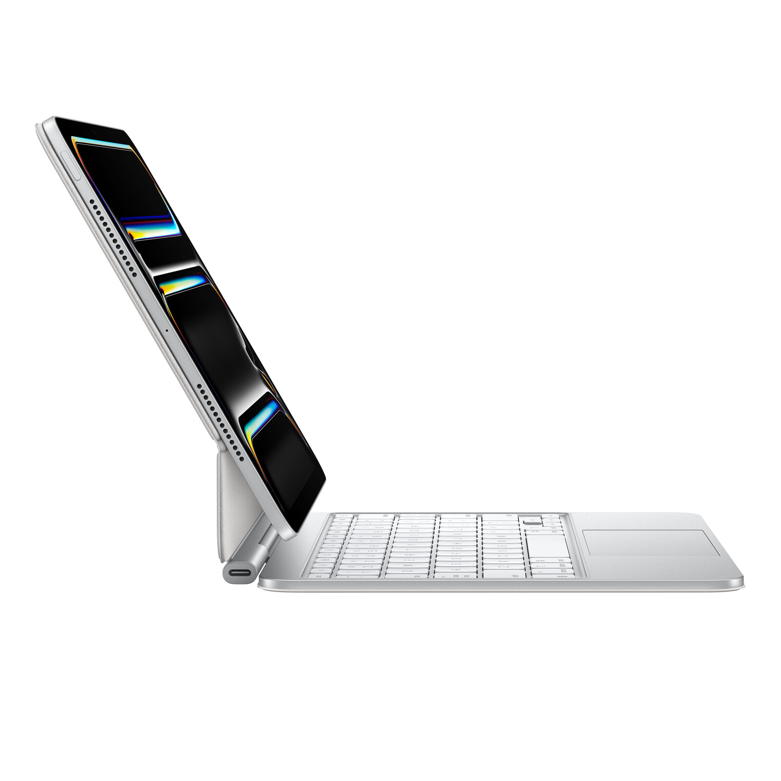 Apple Magic Keyboard f&uuml;r iPad Pro 11" (M4), weiss, deutsch
