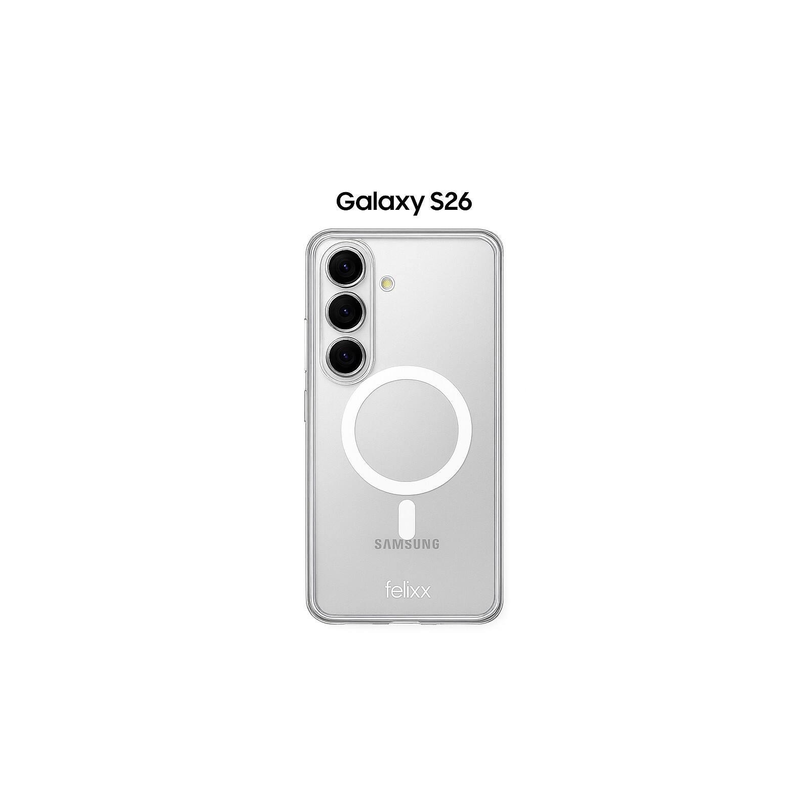 Felixx Hybrid Mag. Case Samsung Galaxy S26 Clear