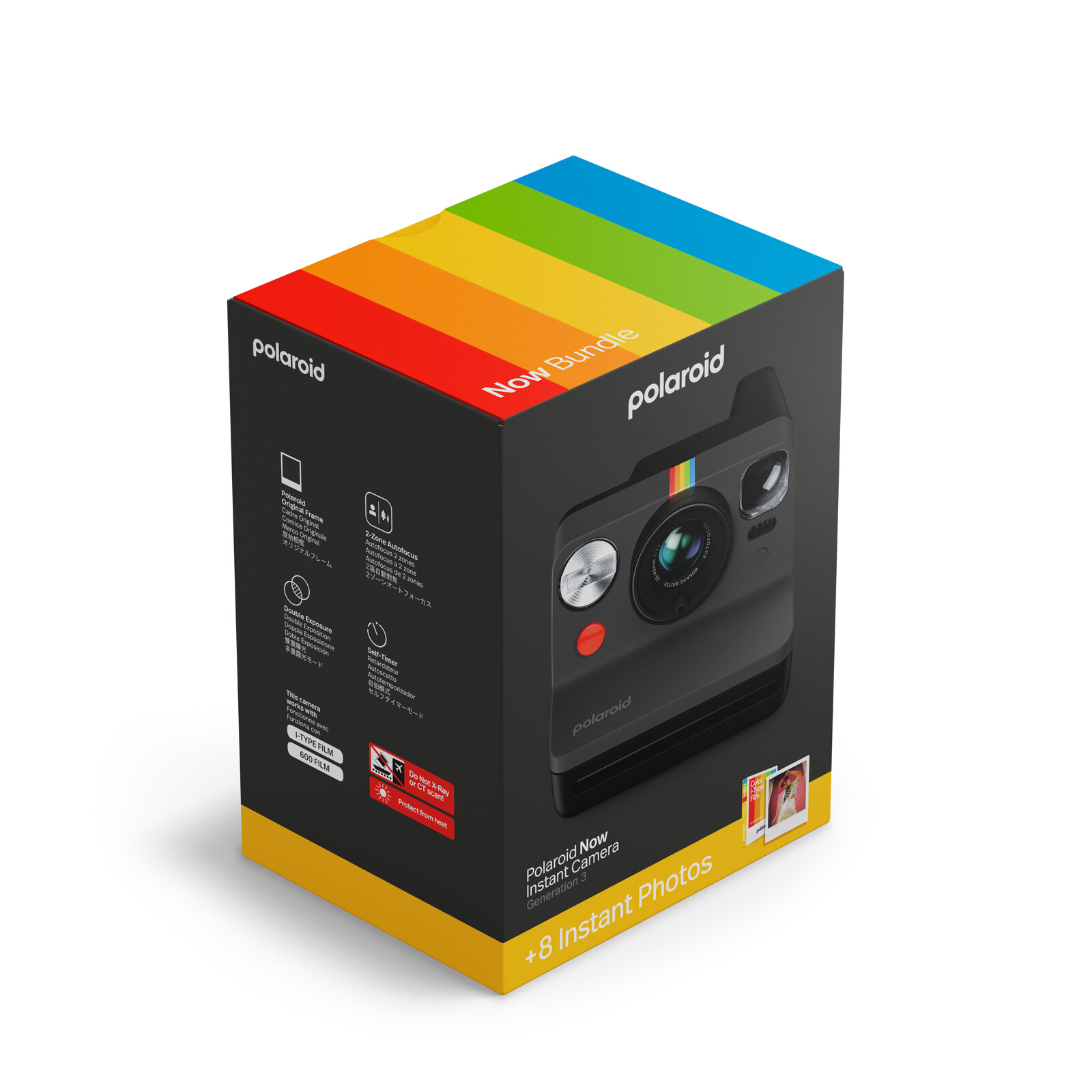 Polaroid Now Gen. 3 Everything Box schwarz