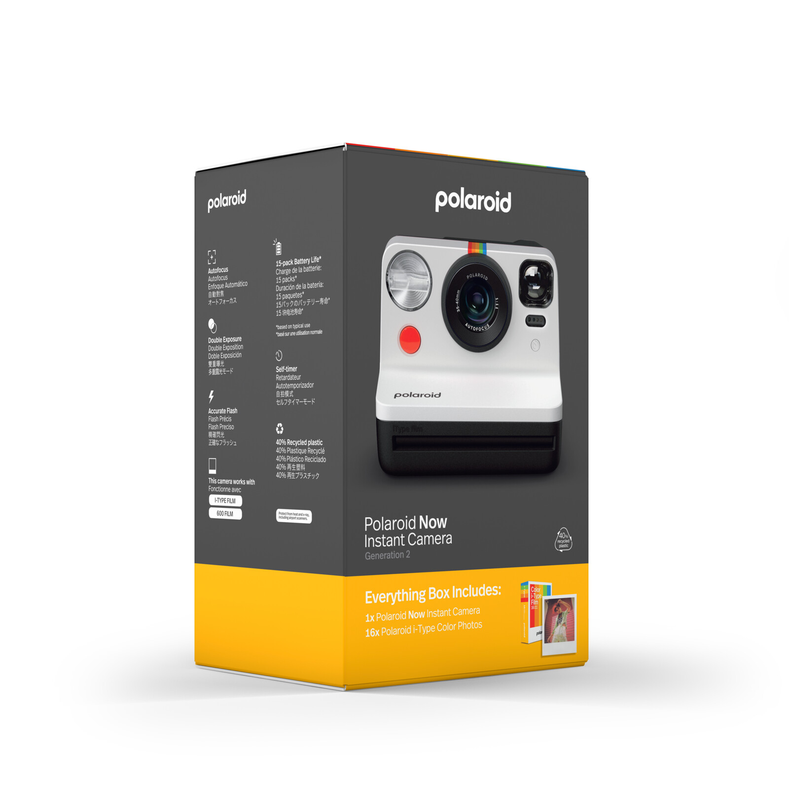 Polaroid Now R Gen. 2 Everything Box schwarz/weiss