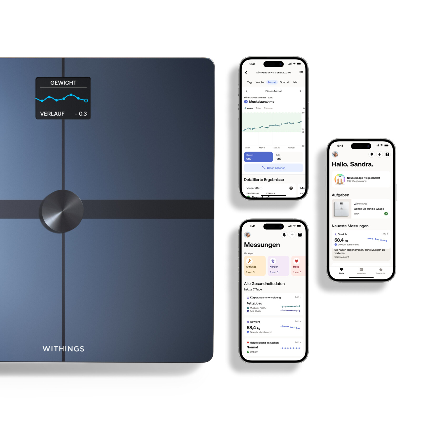 Withings Body SMART K&ouml;rperwaage schwarz