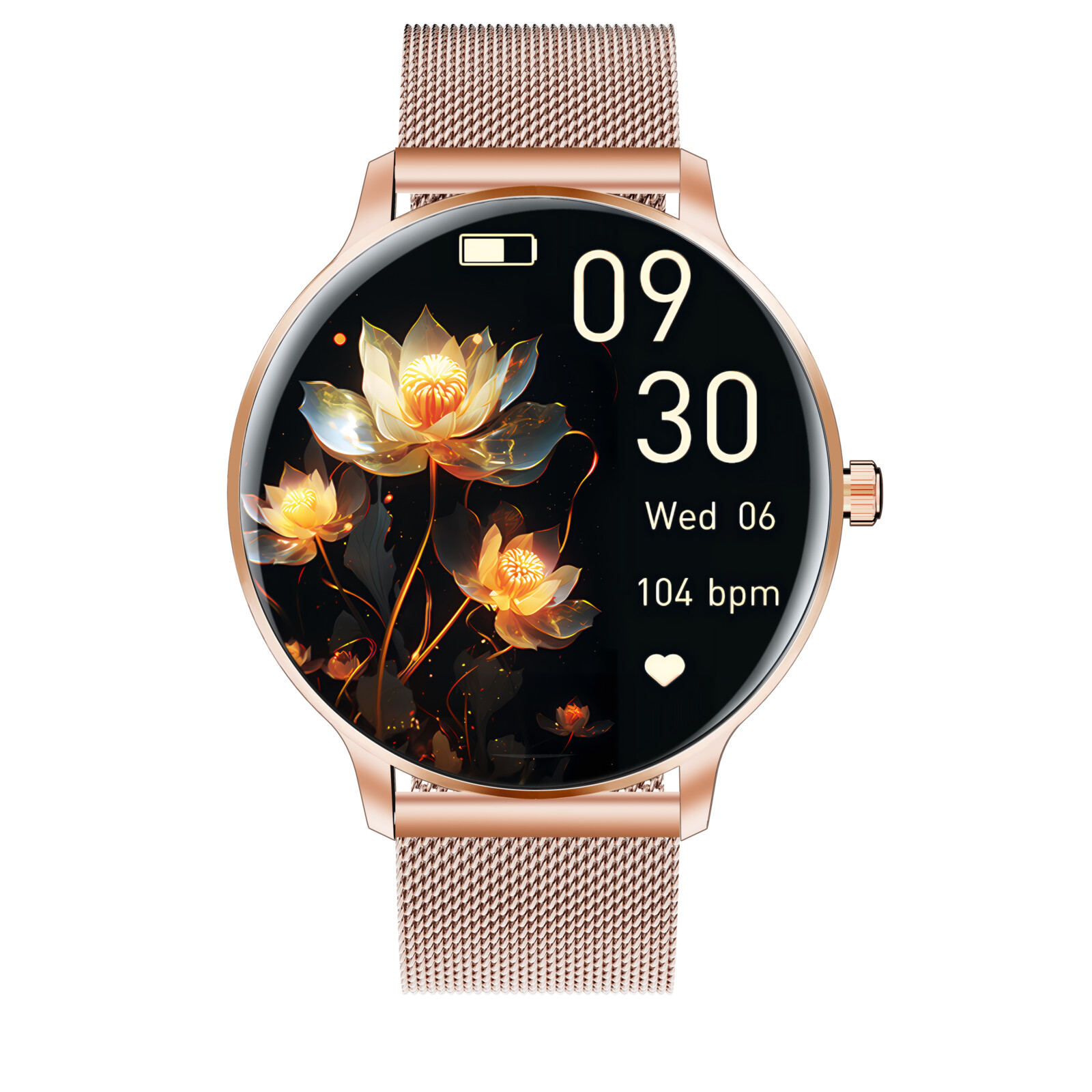 Felixx Smartwatch F616, Amoled 1.65, SUN, rose-gold