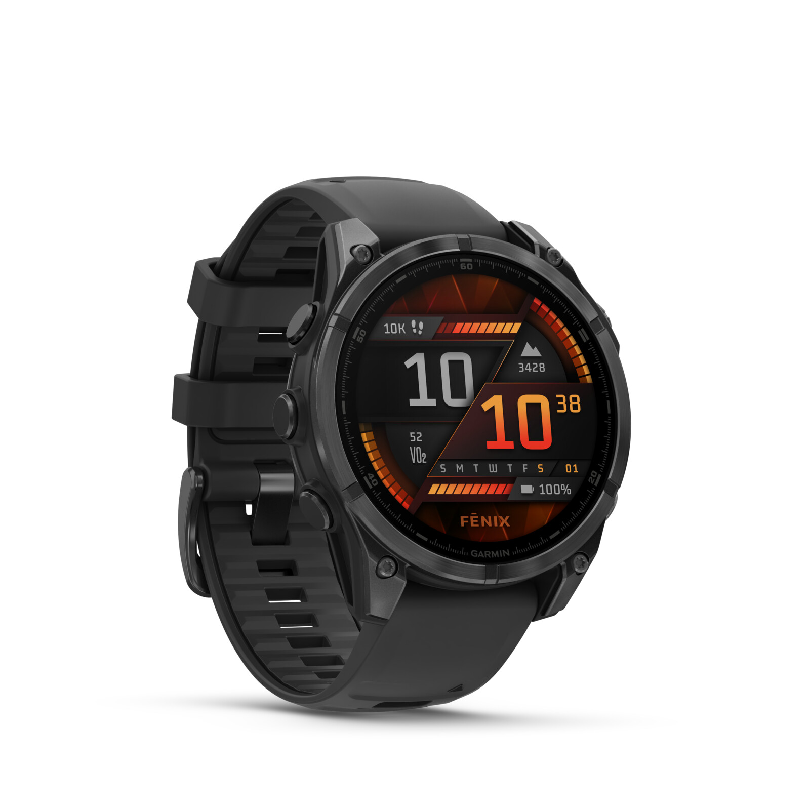 Garmin Fenix 8 47mm schwarz/schiefergrau