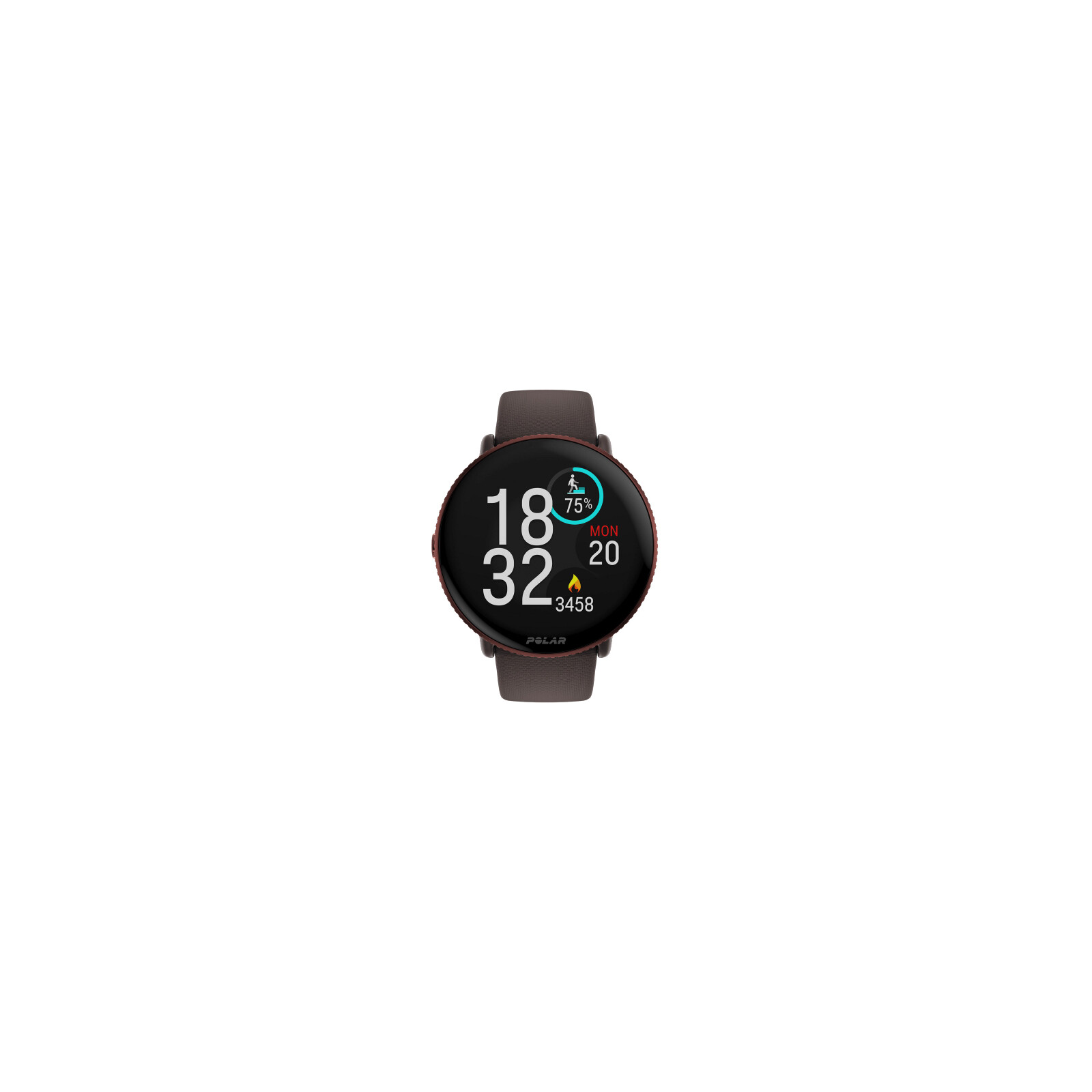 Polar Ignite 3 Titan bronze mit Lederarmband