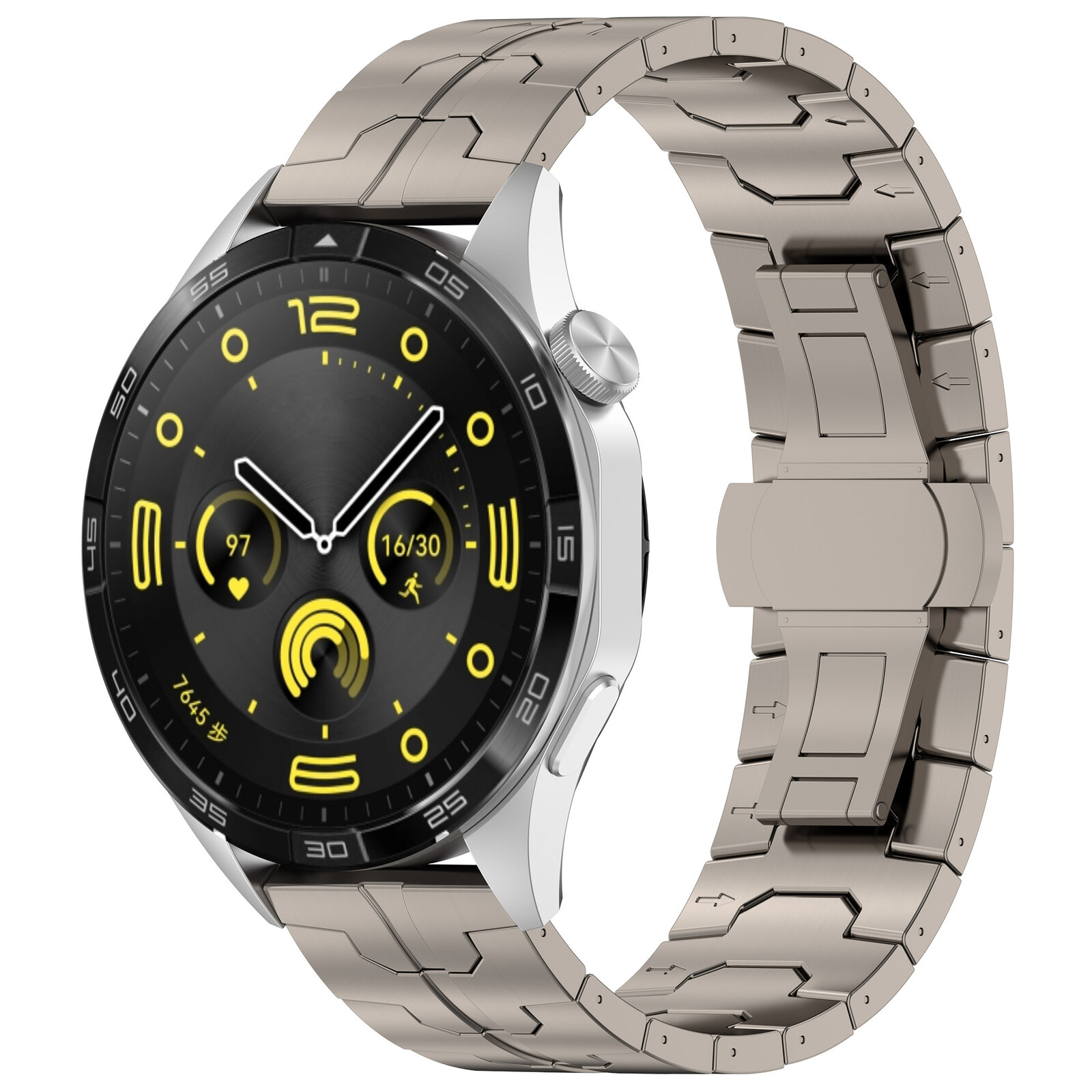 Felixx Smartwatcharmband Edelst./Titan Titanium-Universal 22mm
