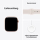 Apple Watch S11 LTE 42mm Rose Gold Alu Case + Light Blush Sport M/L