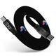 Felixx 240W Flat Mag.Lade-Datenkabel USB-C PD Schwarz
