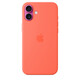 Apple iPhone 16 Plus Silikon Case mit MagSafe mandarine