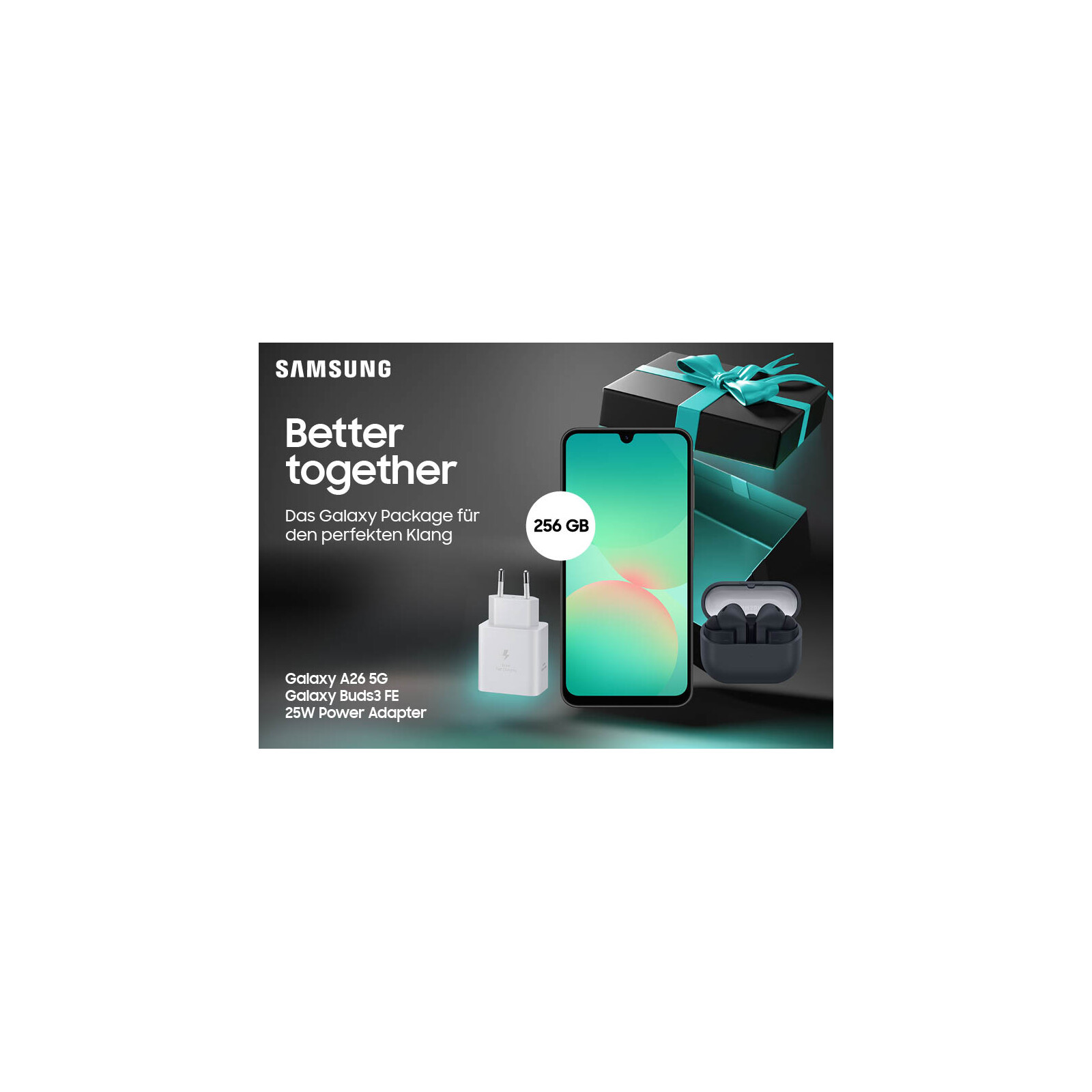 Samsung Bundle A26 5G 256GB + Buds3FE + 25W