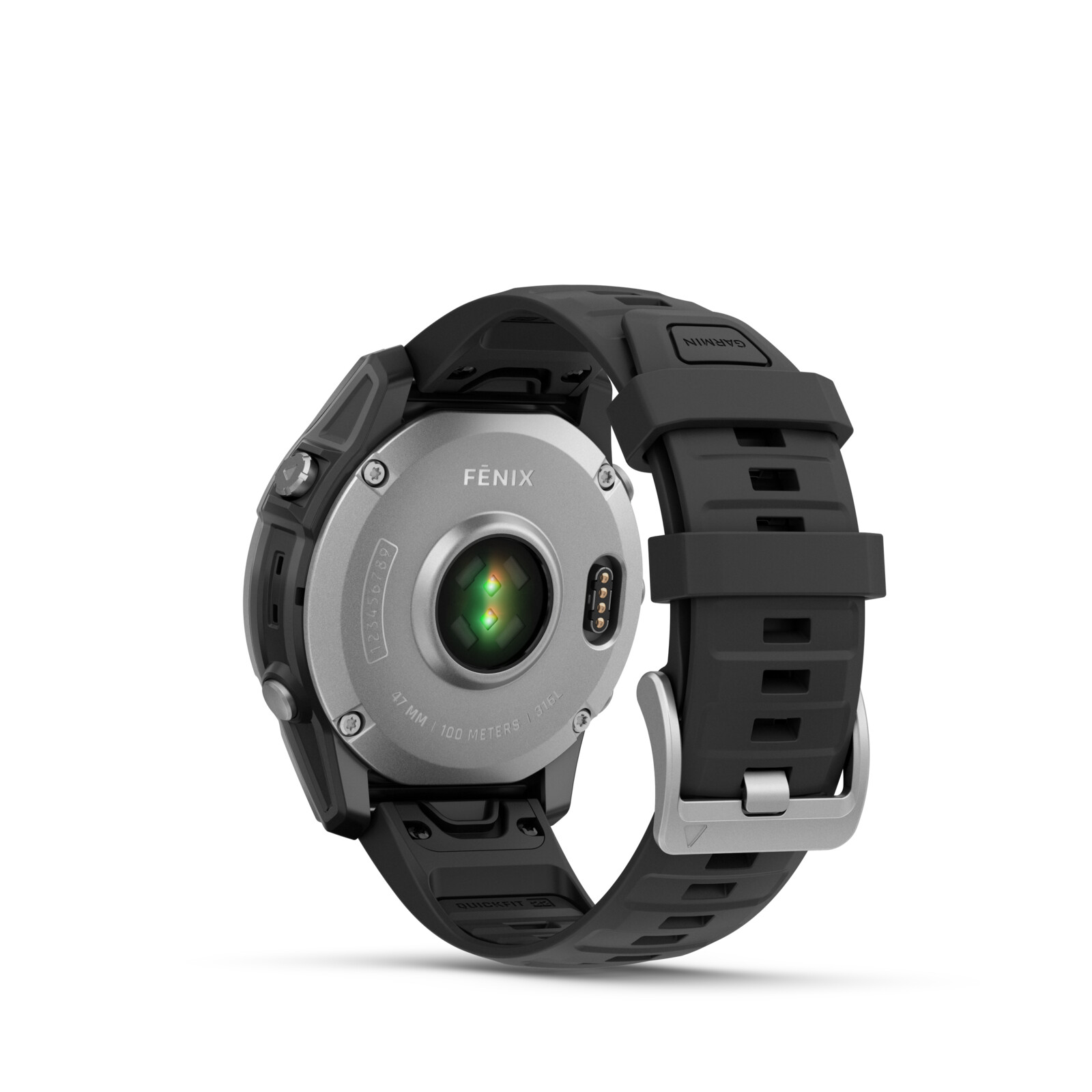 Garmin Fenix E 47mm schwarz/silber