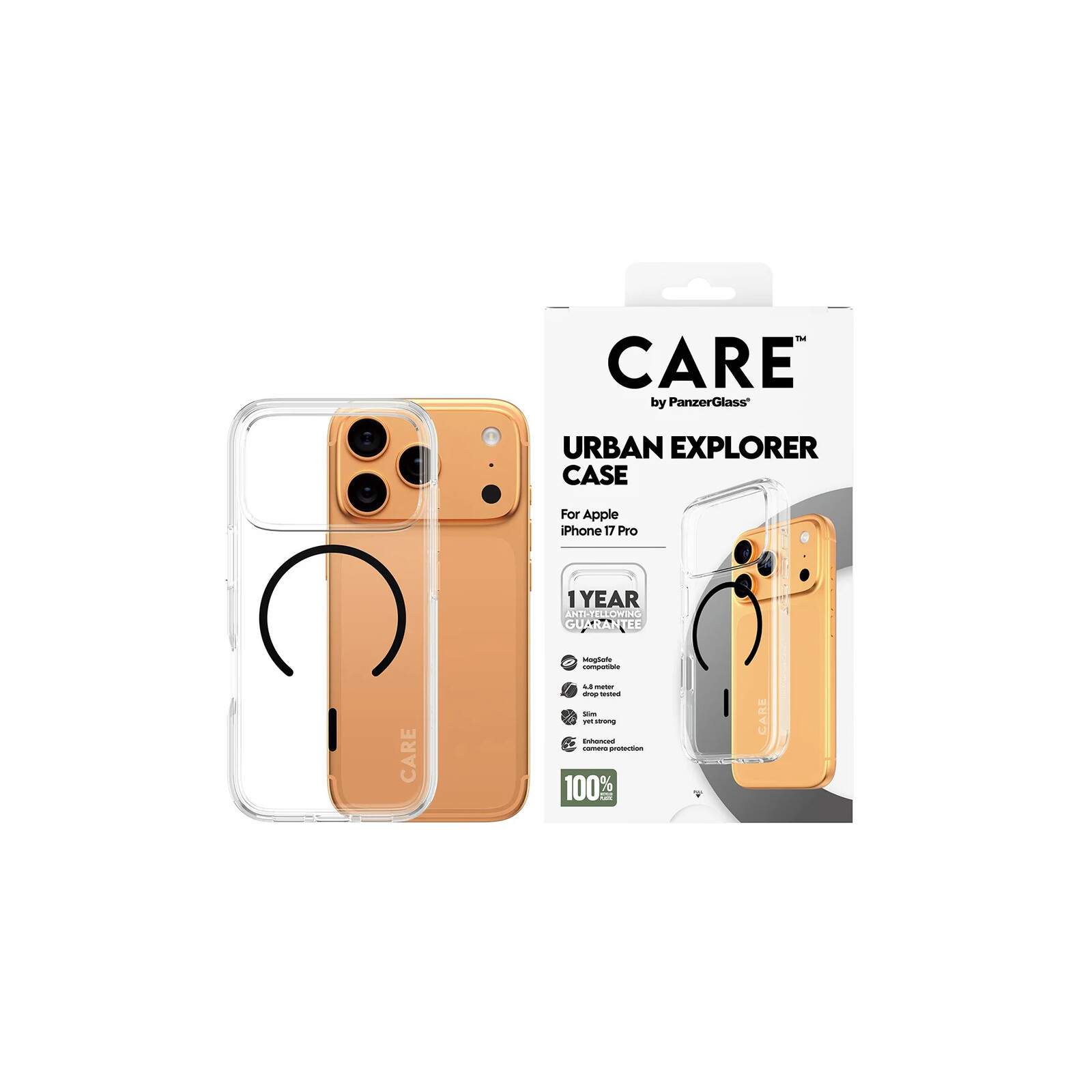 PanzerGlass CARE Flagship Case Clear Apple iPhone 17 Pro