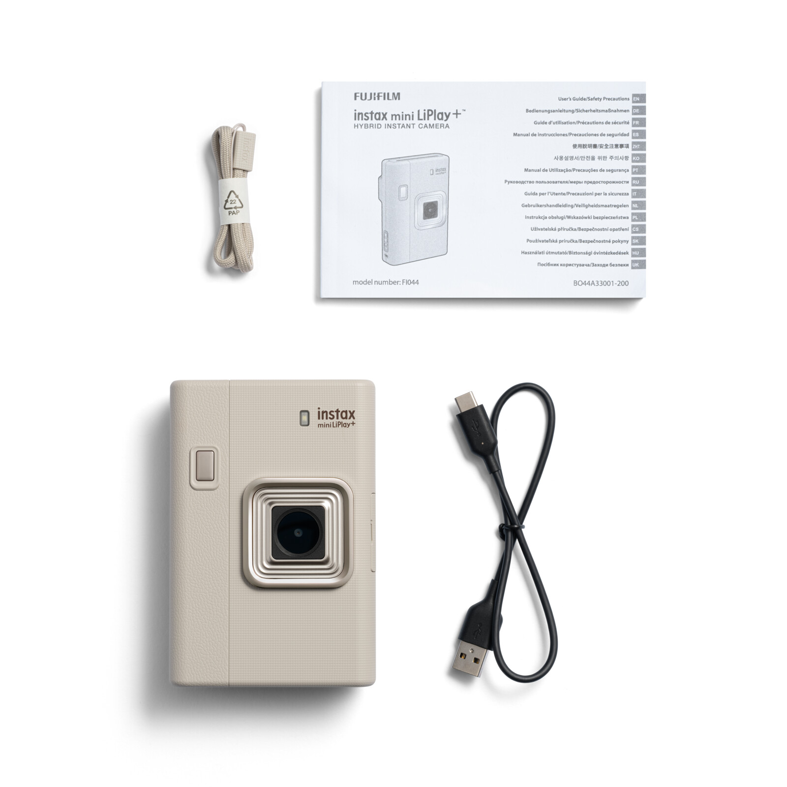 Fujifilm instax mini LiPlay+ Sand Beige