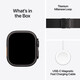 Apple Watch Ultra 3 LTE 49mm Black Titan Case + Milanaise Loop M
