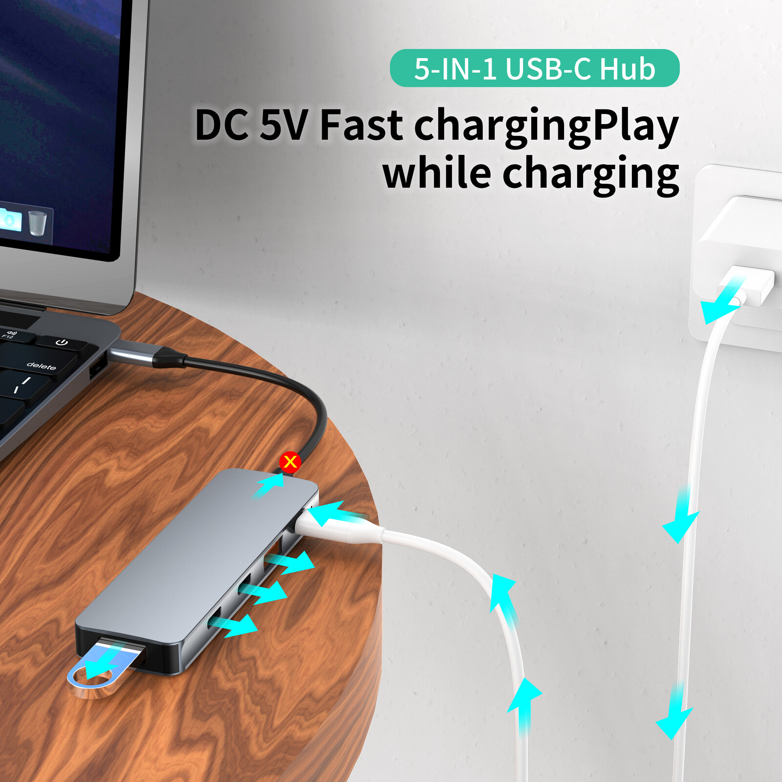 Beatec USB-C HUB 5-in1