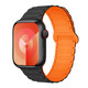 Felixx Smartwatcharmband Magnet Silikon Black Orange 42/44 iWatch
