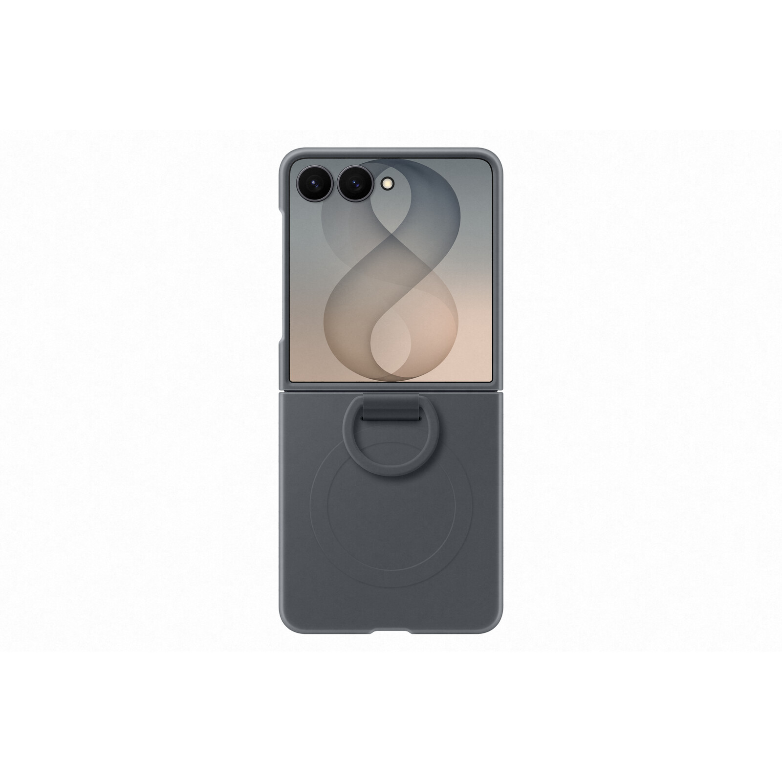 Samsung Silicone Ring Magnet Case Samsung Galaxy Z Flip 8 graphite