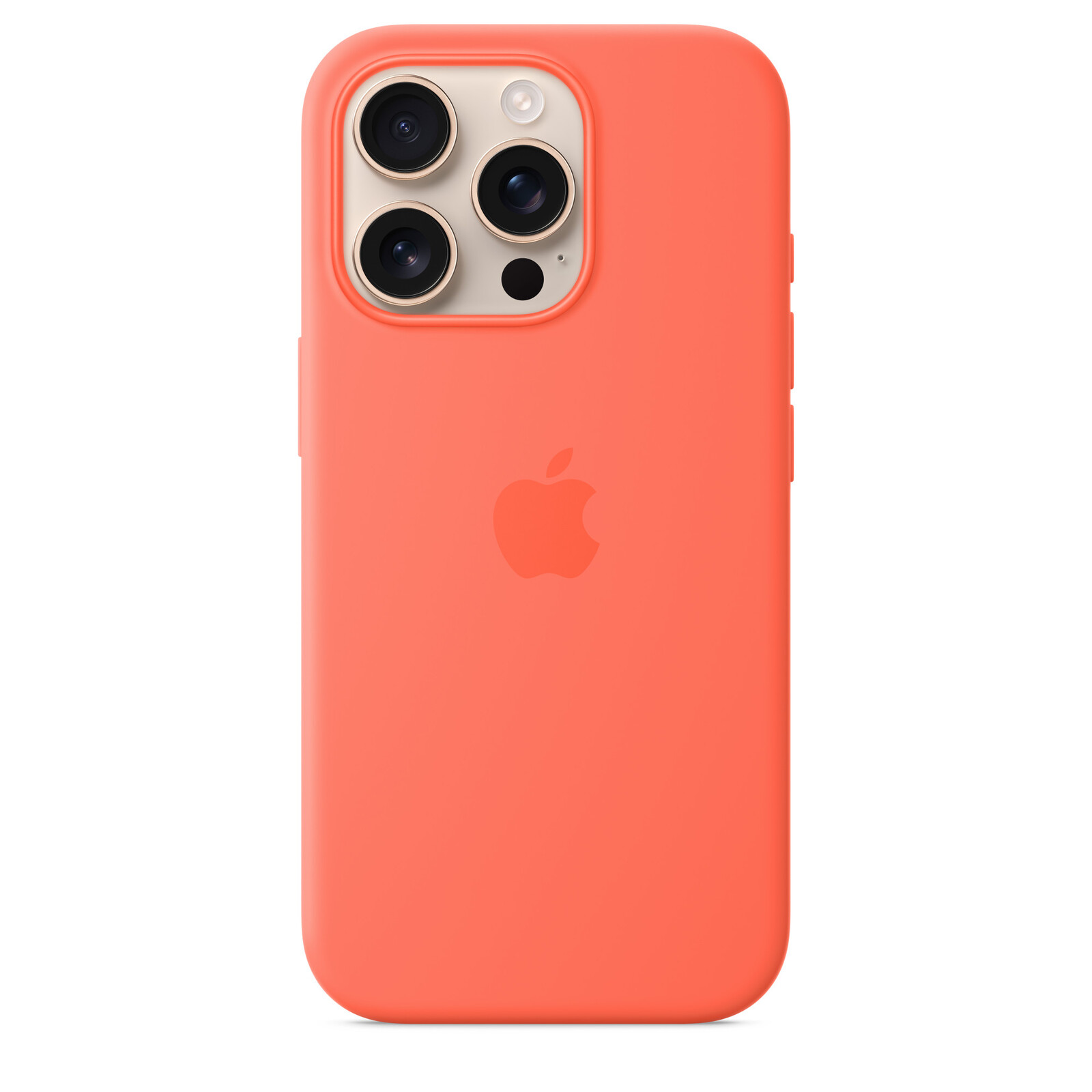 
Apple iPhone 16 Pro Silikon Case mit MagSafe mandarine