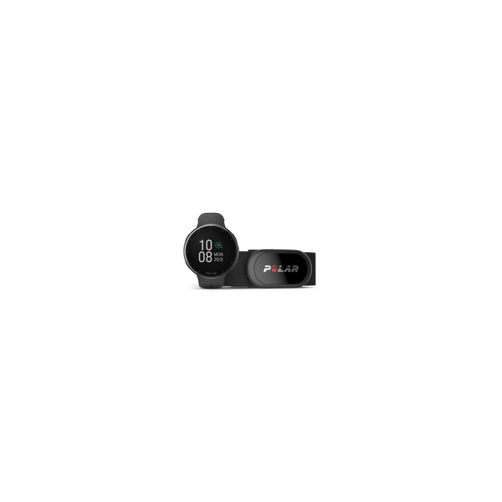 Polar Pacer Pro HR M-L grau/schwarz 