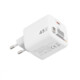 Felixx 45W Retractable Cable GaN Travel Charger Wei&szlig;

