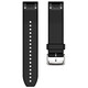 Garmin QuickFit 22 Band Silikon schwarz/silber