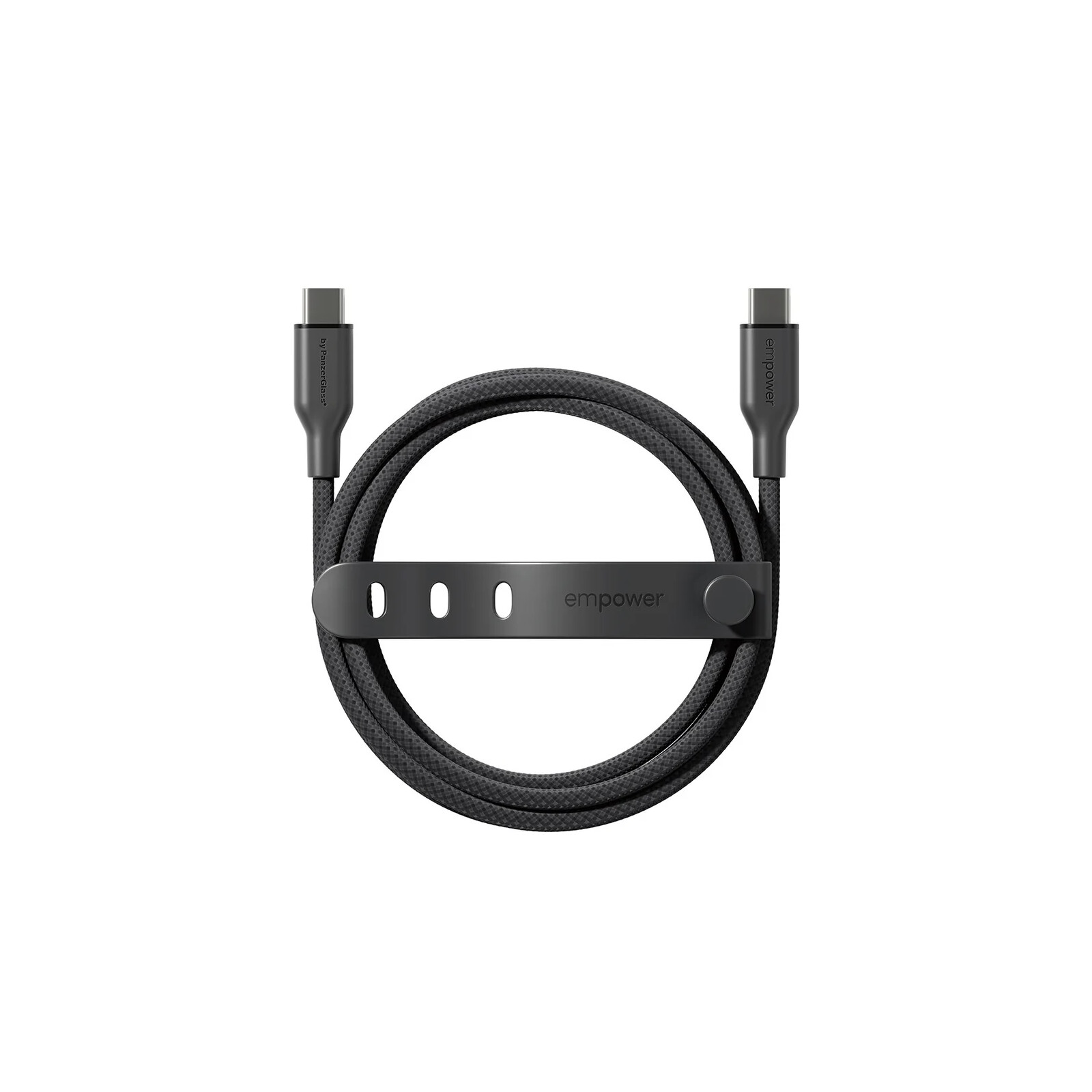 Emporia by PanzerGlass 60W USB-C/USB-C USB 2.0 1,2M Black