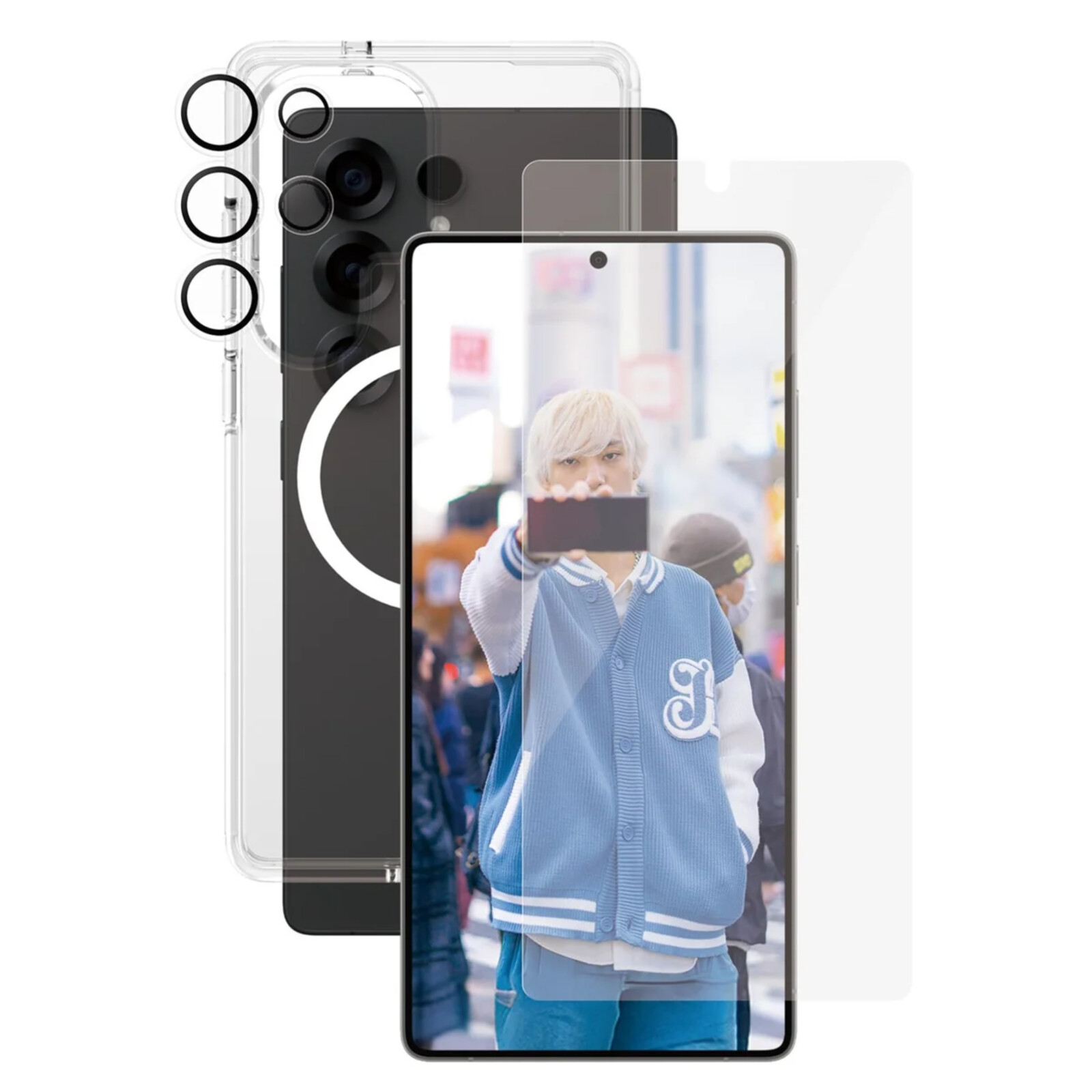 CARE PanzerGlass Flagship 3-in-1 Bundle Galaxy S25 Ultra