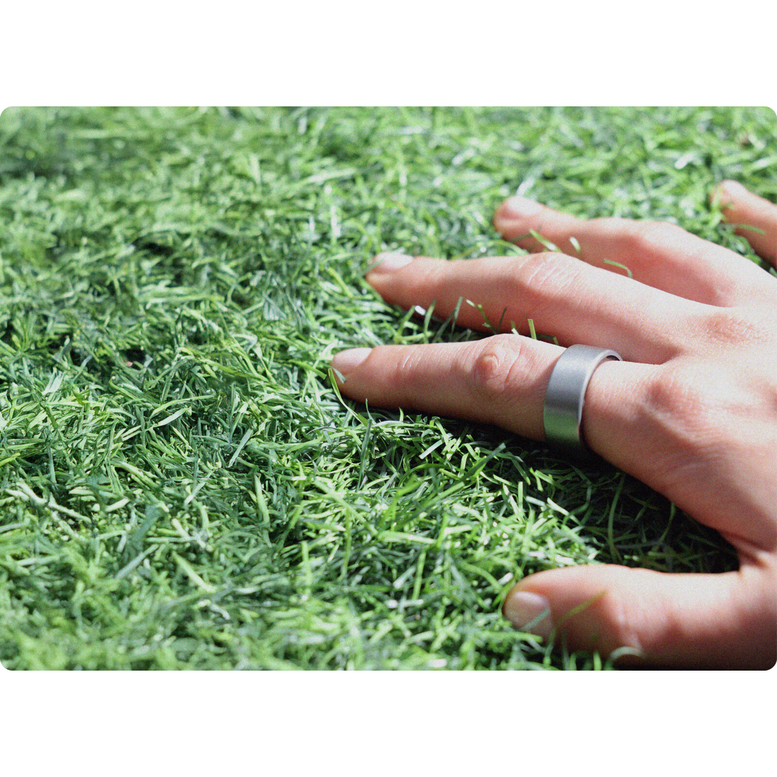 Ultrahuman Ring AIR Raw Titanium - Size 12