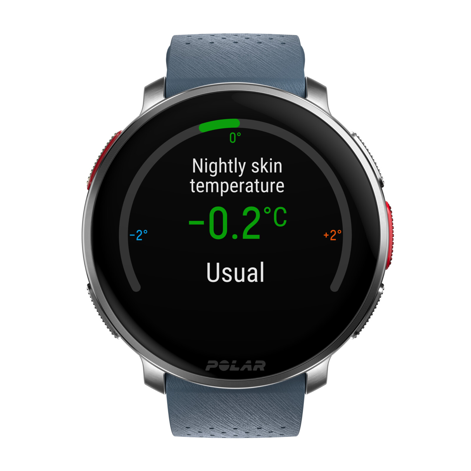 Polar Vantage V3 silver/blue S-L